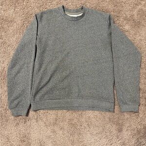 John Elliott Gray Men's Crewneck Made in USA